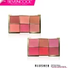 SEVENCOOL Blush 6-color long-lasting, easy-to-apply matte cosmetics, makeup blush palette, cross-border exclusive colors Item Picture
